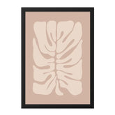 Monstera Leaf Wall Art, Minimalist Print, Botanical Wall Decor, Neutral Tone Art, Housewarming Gift, Tropical Leaf Art, Modern Art - Tawshia